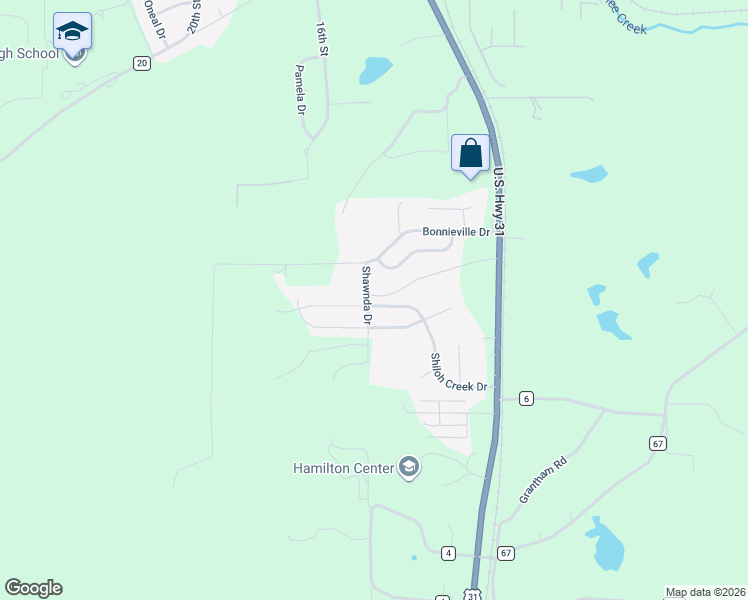 map of restaurants, bars, coffee shops, grocery stores, and more near 131 Ridgelyn Road in Calera