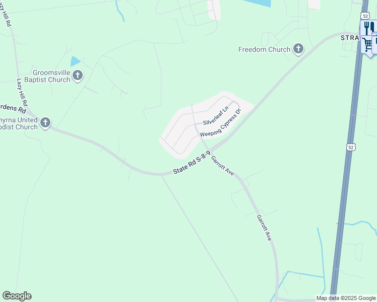 map of restaurants, bars, coffee shops, grocery stores, and more near 421 Brookgreen Drive in Moncks Corner