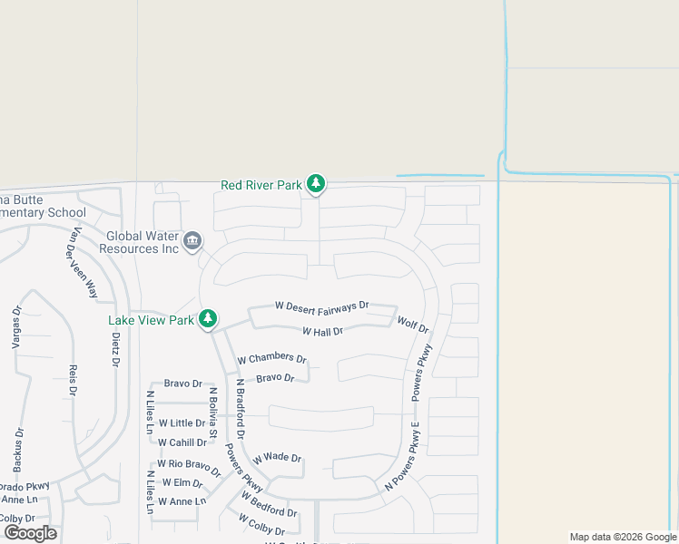 map of restaurants, bars, coffee shops, grocery stores, and more near 40564 West Agave Road in Maricopa