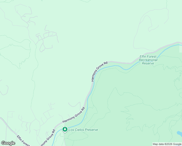 map of restaurants, bars, coffee shops, grocery stores, and more near 8758-9412 Harmony Grove Road in Escondido