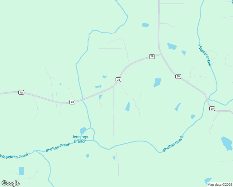 map of restaurants, bars, coffee shops, grocery stores, and more near 119 Hardy Lane in Sylacauga