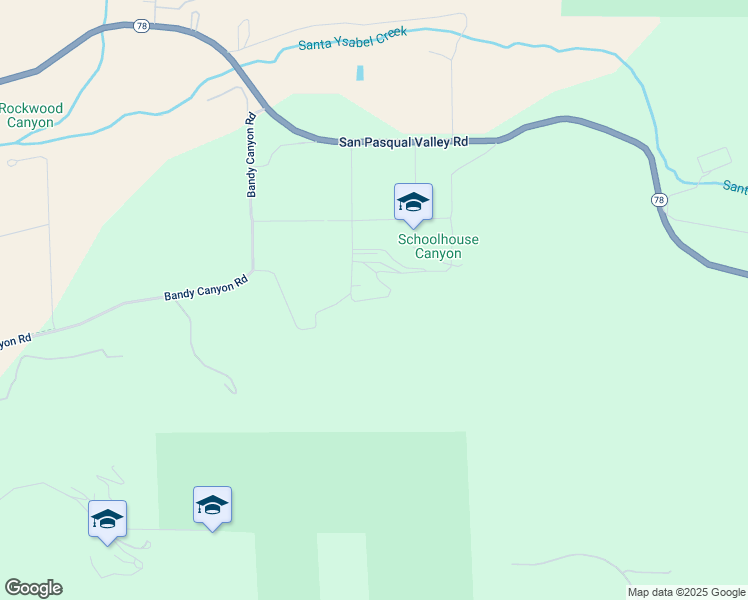 map of restaurants, bars, coffee shops, grocery stores, and more near 602a Academy Road in Escondido