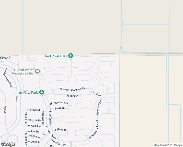 map of restaurants, bars, coffee shops, grocery stores, and more near 22657 North Rocco Road in Maricopa