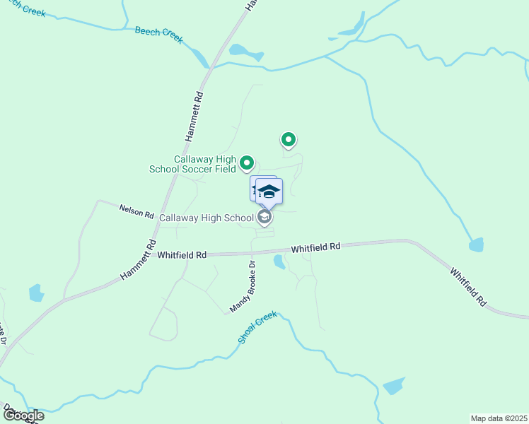 map of restaurants, bars, coffee shops, grocery stores, and more near 221 Whitfield Road in Hogansville