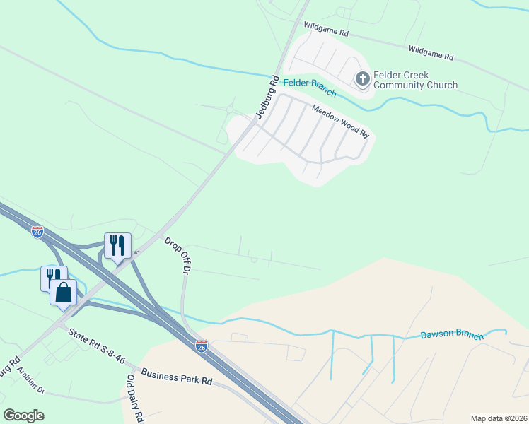 map of restaurants, bars, coffee shops, grocery stores, and more near 888 Jedburg Road in Summerville