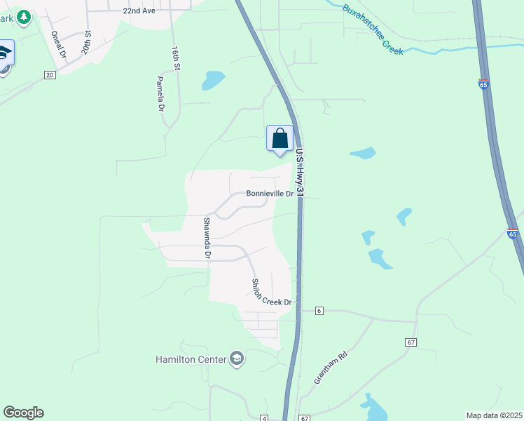 map of restaurants, bars, coffee shops, grocery stores, and more near 113 Ridgecrest Road in Calera