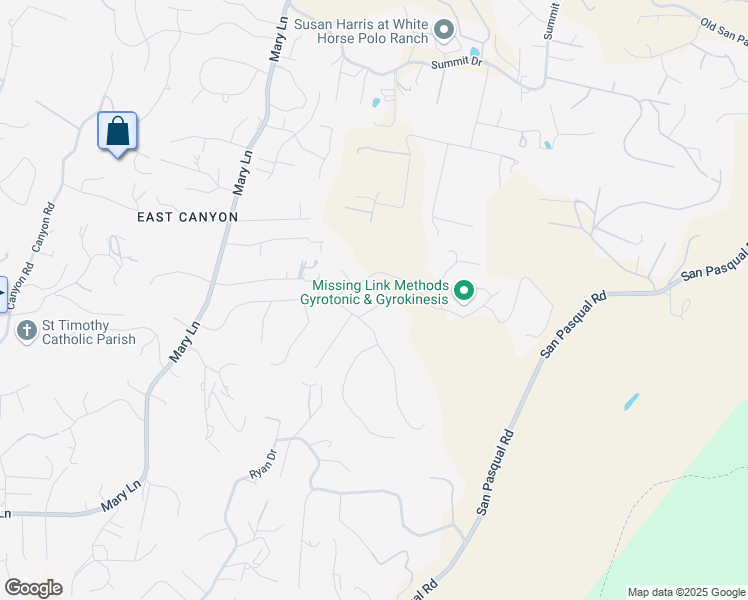 map of restaurants, bars, coffee shops, grocery stores, and more near 2927 Lawrence Lane in Escondido
