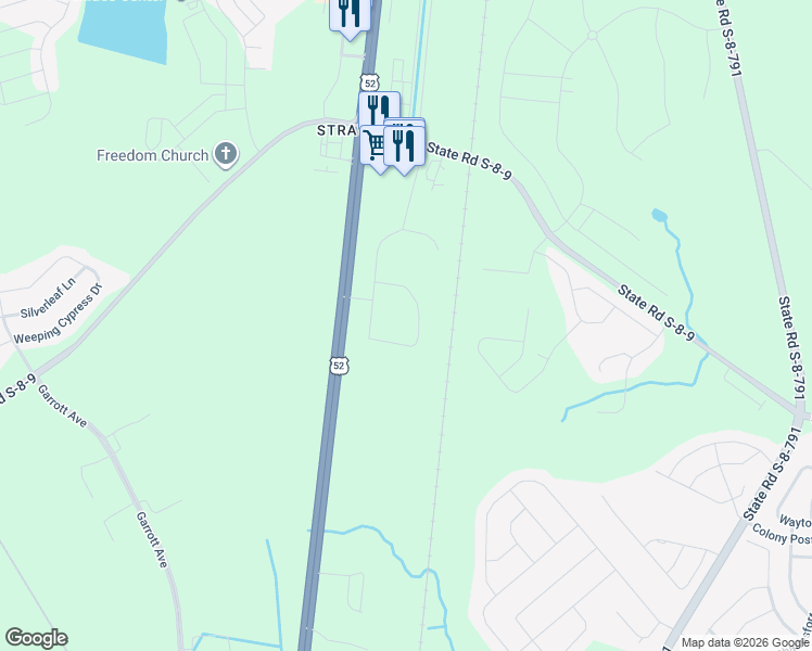 map of restaurants, bars, coffee shops, grocery stores, and more near 1550 Cypress Gardens Road in Moncks Corner