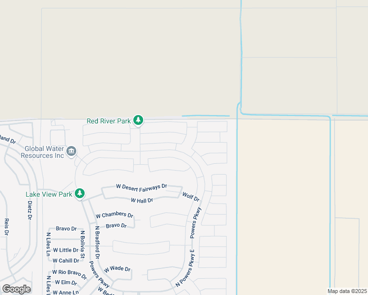 map of restaurants, bars, coffee shops, grocery stores, and more near 22657 North Rocco Road in Maricopa