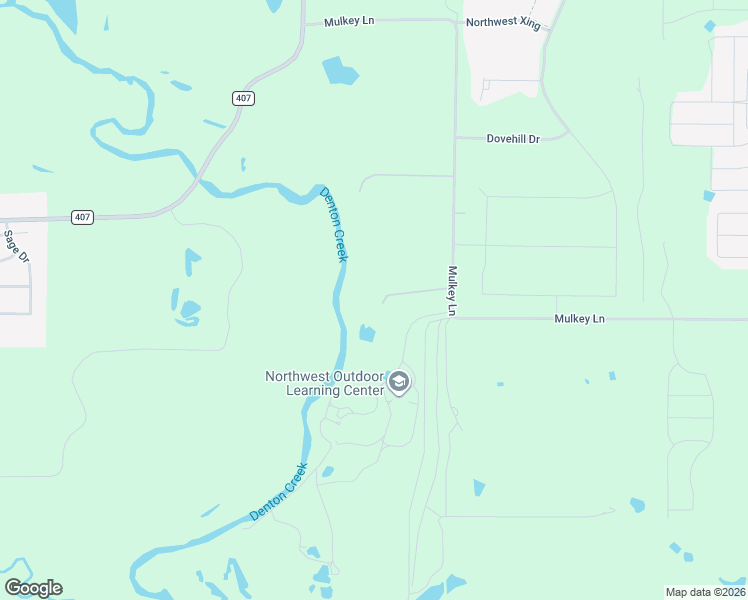 map of restaurants, bars, coffee shops, grocery stores, and more near 7801 Mulkey Ln in Northlake
