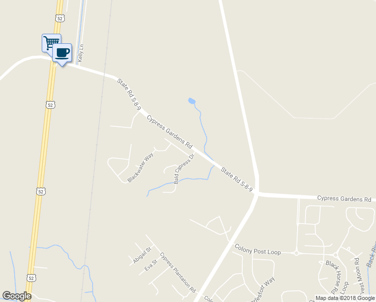 map of restaurants, bars, coffee shops, grocery stores, and more near 304 Bracken Fern Road in Moncks Corner
