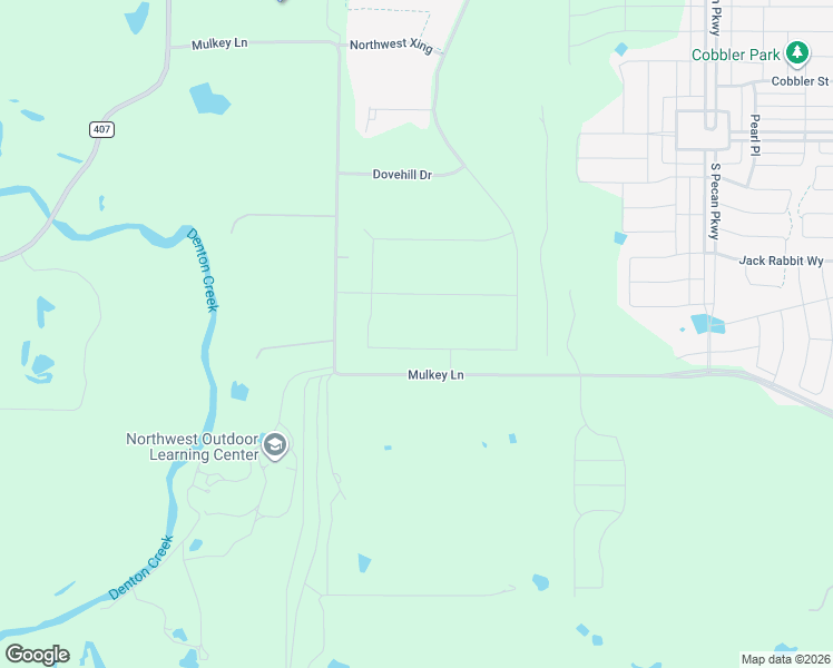 map of restaurants, bars, coffee shops, grocery stores, and more near 7801 Mulkey Lane in Northlake