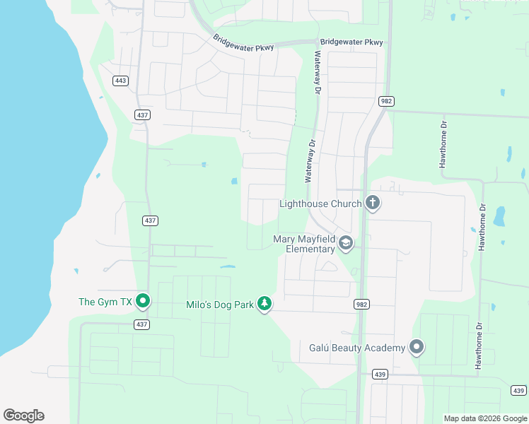 map of restaurants, bars, coffee shops, grocery stores, and more near 6208 Farm to Market Road 982 in Princeton