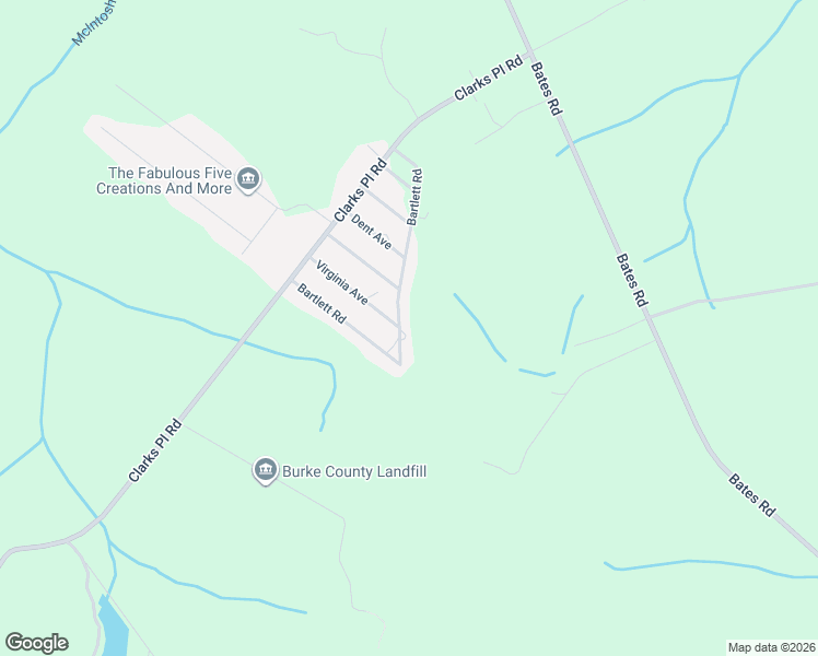 map of restaurants, bars, coffee shops, grocery stores, and more near 295 Bartlett Road in Waynesboro
