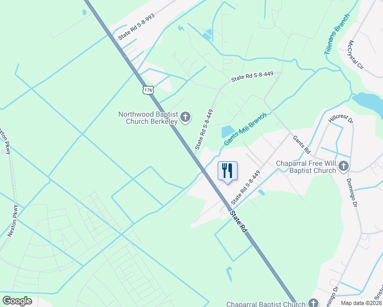map of restaurants, bars, coffee shops, grocery stores, and more near 1437 State Road in Summerville