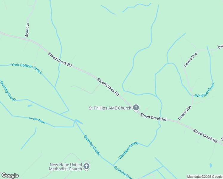 map of restaurants, bars, coffee shops, grocery stores, and more near 3251 Steed Creek Road in Huger