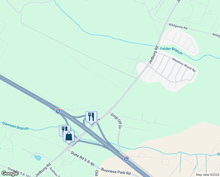 map of restaurants, bars, coffee shops, grocery stores, and more near 957 Hardwood Lane in Summerville