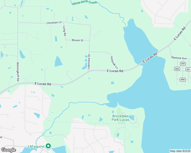 map of restaurants, bars, coffee shops, grocery stores, and more near 1410 East Lucas Road in Lucas