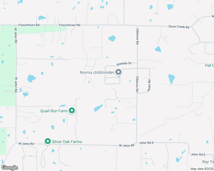 map of restaurants, bars, coffee shops, grocery stores, and more near 1207 Chestnut Drive in Bartonville
