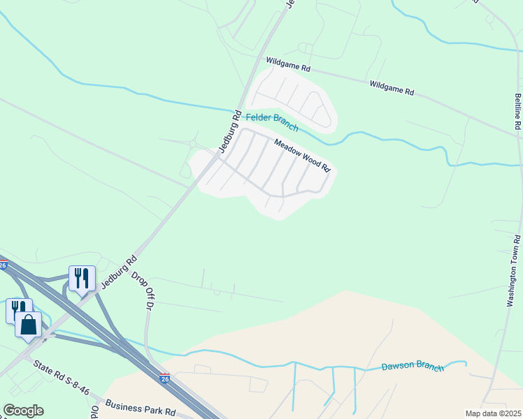 map of restaurants, bars, coffee shops, grocery stores, and more near 209 Short Woods Court in Summerville