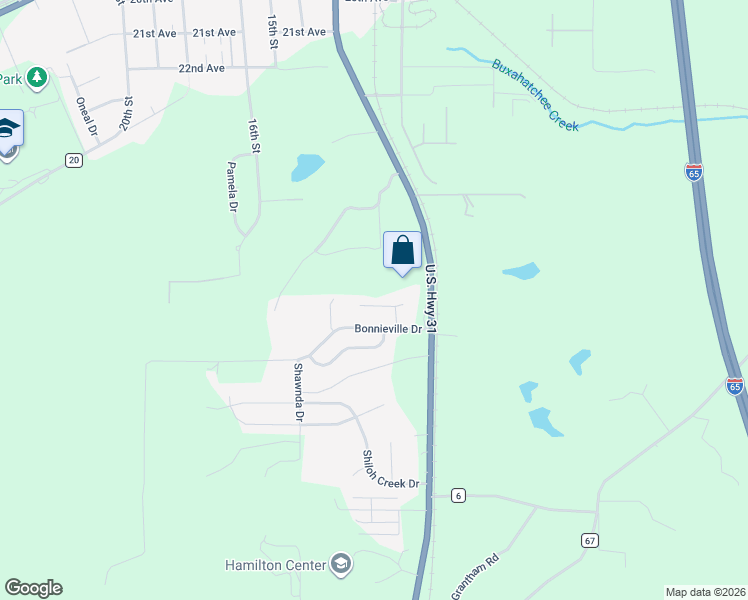map of restaurants, bars, coffee shops, grocery stores, and more near 133 Cove Landing in Calera