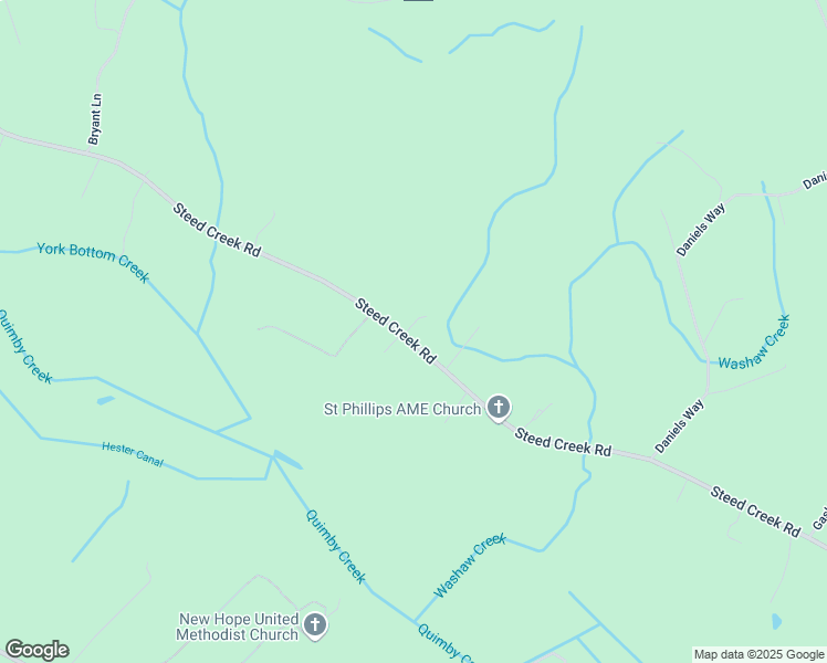 map of restaurants, bars, coffee shops, grocery stores, and more near 3251 Steed Creek Road in Huger