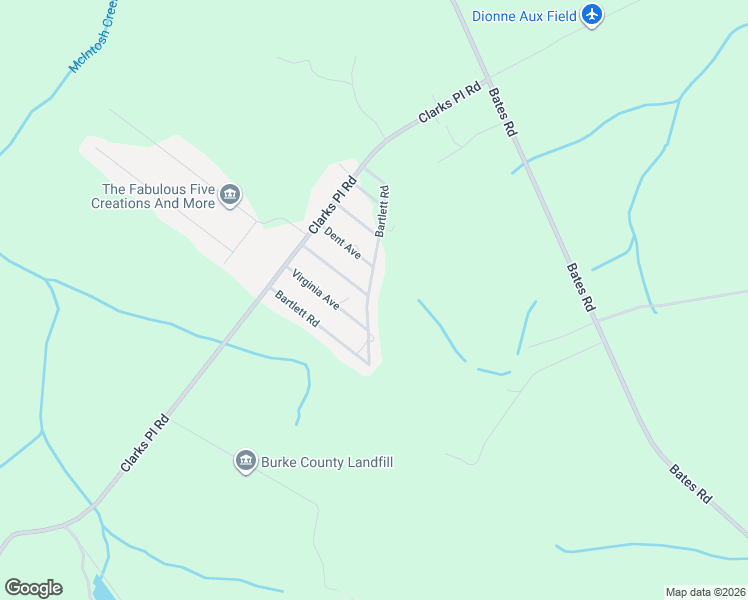 map of restaurants, bars, coffee shops, grocery stores, and more near 295 Bartlett Road in Waynesboro