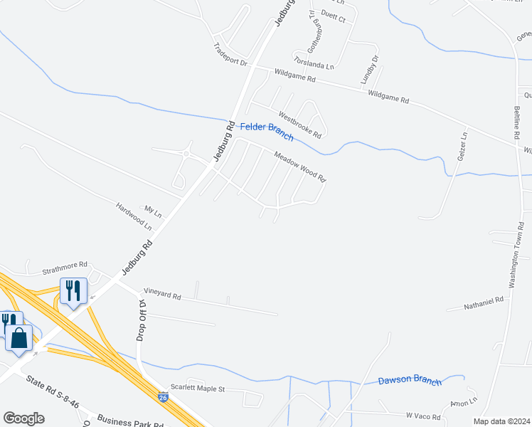 map of restaurants, bars, coffee shops, grocery stores, and more near 202 Short Woods Court in Summerville