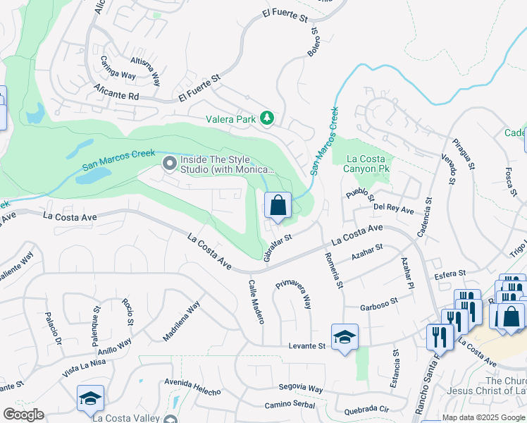 map of restaurants, bars, coffee shops, grocery stores, and more near in Carlsbad