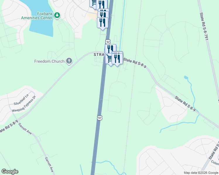 map of restaurants, bars, coffee shops, grocery stores, and more near 2667-2711 U.S. 52 in Moncks Corner
