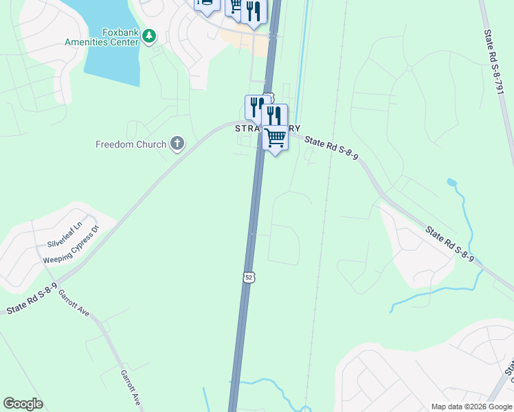 map of restaurants, bars, coffee shops, grocery stores, and more near 2713 U.S. 52 in Moncks Corner