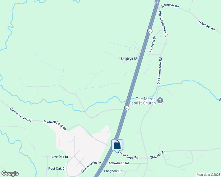 map of restaurants, bars, coffee shops, grocery stores, and more near 13634 Woodbank Circle in Tuscaloosa
