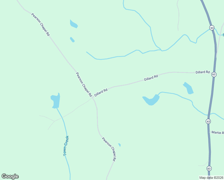 map of restaurants, bars, coffee shops, grocery stores, and more near 955 Dillard Road in Goodwater