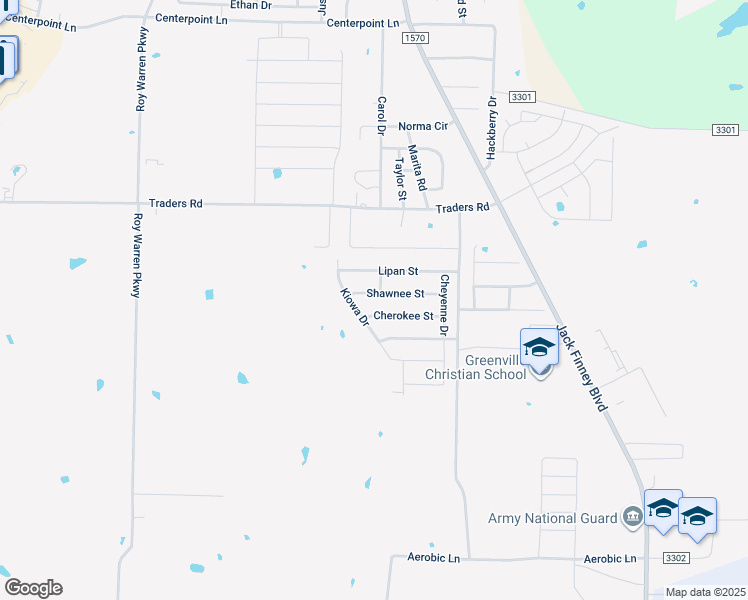 map of restaurants, bars, coffee shops, grocery stores, and more near 139 Shawnee Street in Greenville