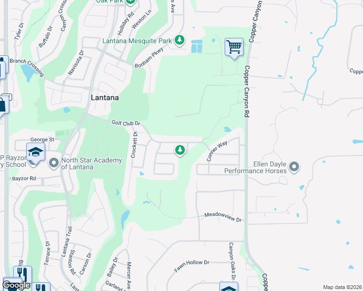 map of restaurants, bars, coffee shops, grocery stores, and more near 1310 Golf Club Drive in Lantana