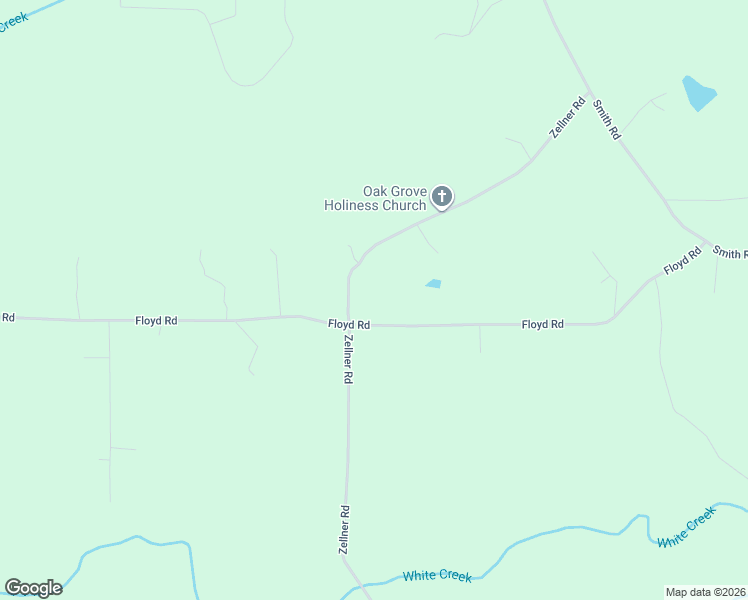 map of restaurants, bars, coffee shops, grocery stores, and more near 1611 Zellner Road in Forsyth