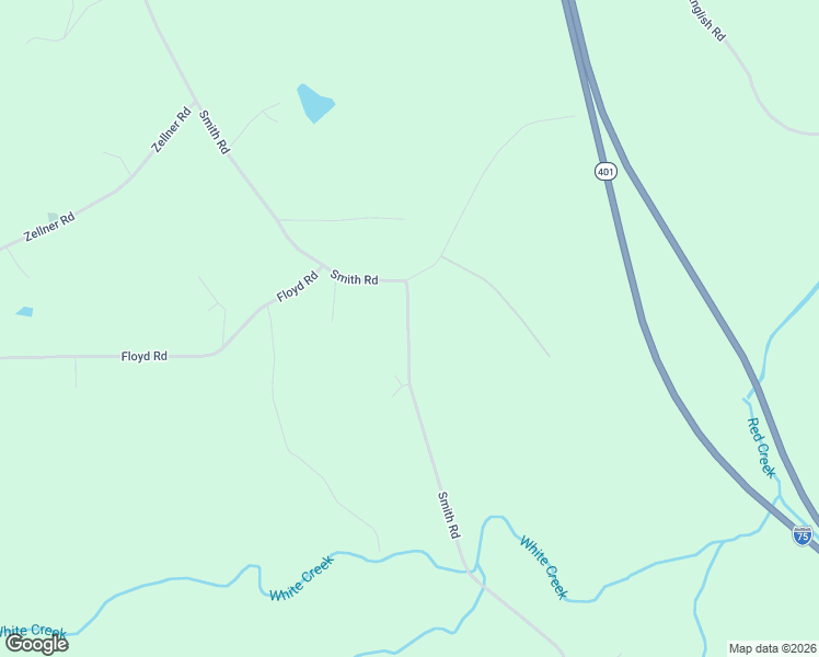 map of restaurants, bars, coffee shops, grocery stores, and more near 1446 Smith Road in Forsyth
