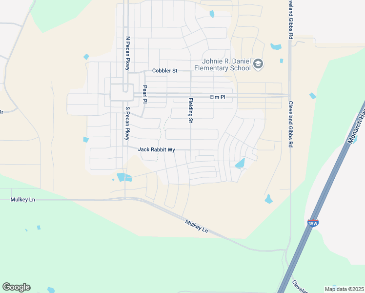 map of restaurants, bars, coffee shops, grocery stores, and more near 2412 Jack Rabbit Way in Northlake