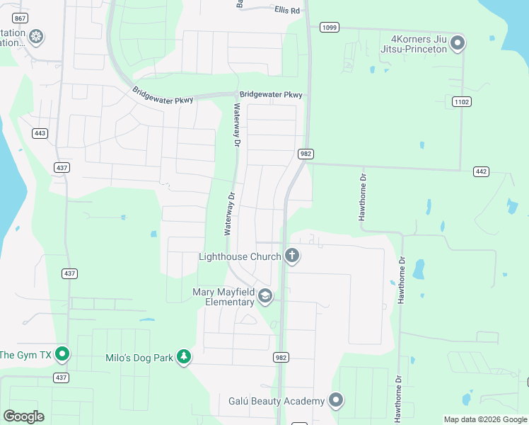 map of restaurants, bars, coffee shops, grocery stores, and more near 5615 Shady Hill Circle in Princeton