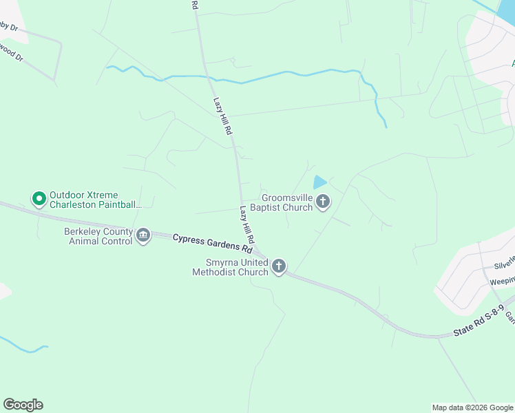 map of restaurants, bars, coffee shops, grocery stores, and more near 607 State Road S-8-375 in Moncks Corner