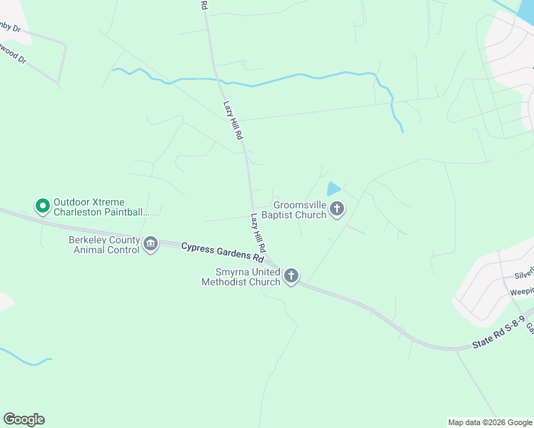 map of restaurants, bars, coffee shops, grocery stores, and more near 607 State Road S-8-375 in Moncks Corner