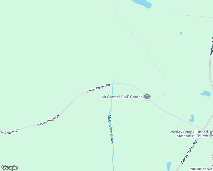 map of restaurants, bars, coffee shops, grocery stores, and more near 15217 Wesley Chapel Road in Ralph