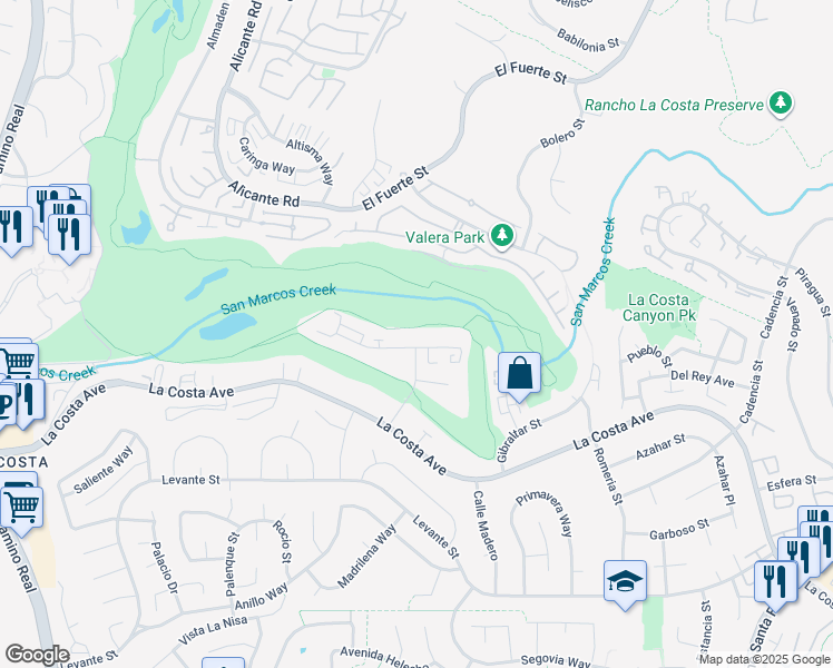 map of restaurants, bars, coffee shops, grocery stores, and more near in Carlsbad