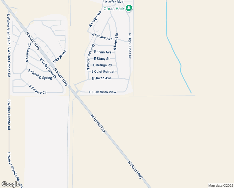 map of restaurants, bars, coffee shops, grocery stores, and more near 6782 East Lush Vista View in Florence