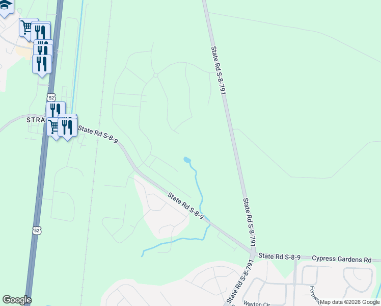 map of restaurants, bars, coffee shops, grocery stores, and more near 2455 Old Fort Road in Moncks Corner