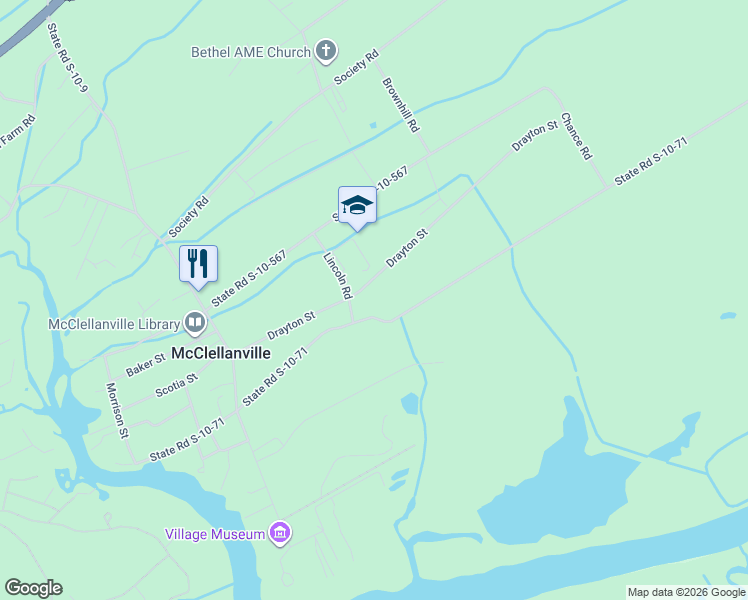 map of restaurants, bars, coffee shops, grocery stores, and more near 420 Dupre Road in McClellanville
