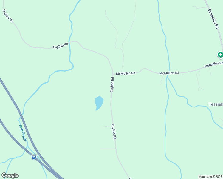 map of restaurants, bars, coffee shops, grocery stores, and more near English Road in Forsyth