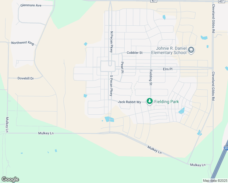 map of restaurants, bars, coffee shops, grocery stores, and more near 2628 Atticus Way in Northlake