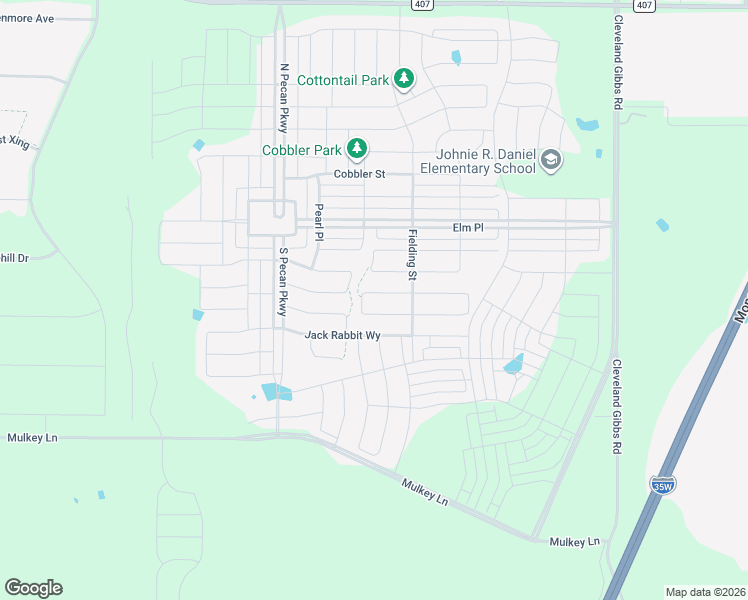 map of restaurants, bars, coffee shops, grocery stores, and more near 2445 Rooster Lane in Northlake