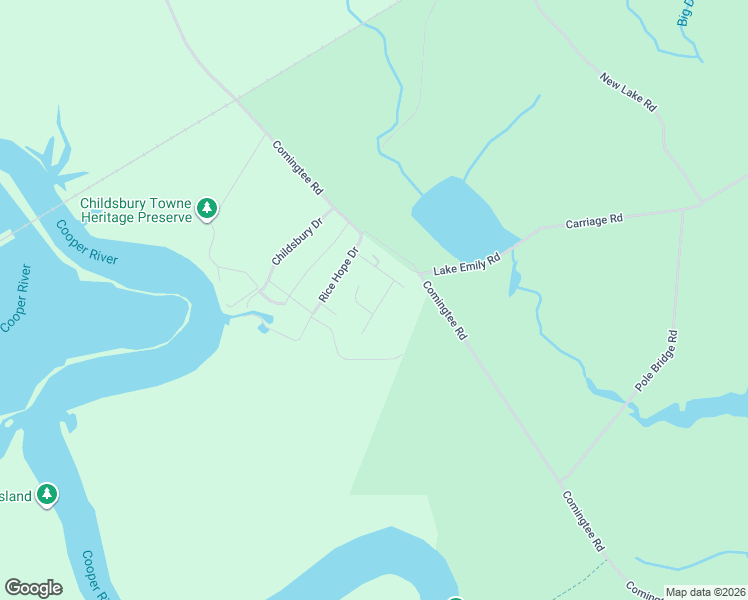map of restaurants, bars, coffee shops, grocery stores, and more near 211 Osprey Drive in Moncks Corner
